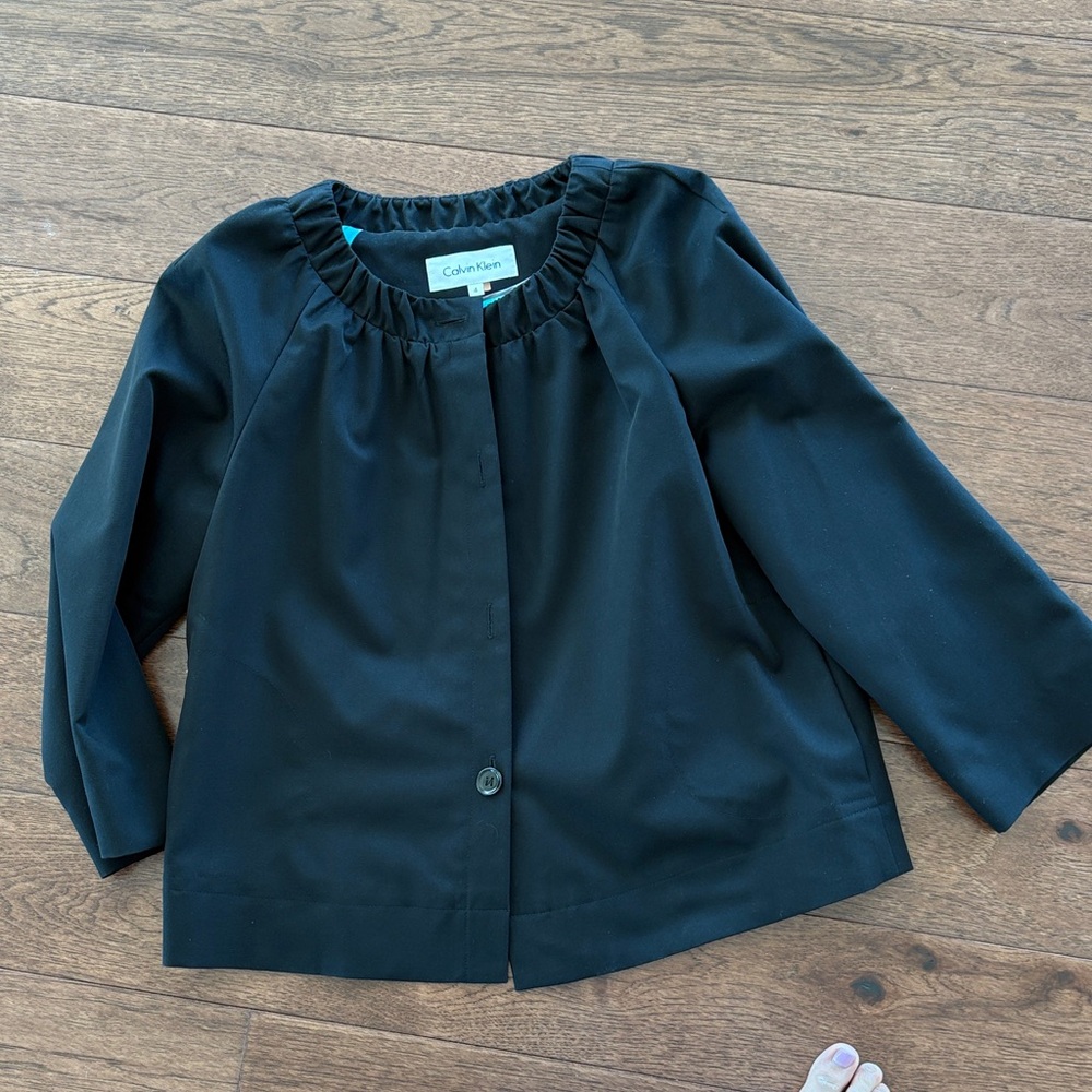 Calvin Klein Womens Elegant Black Jacket